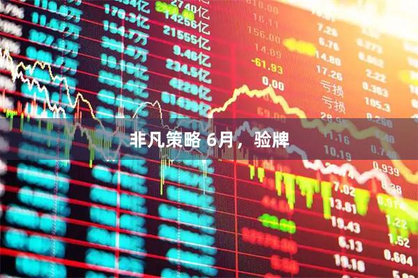 非凡策略 6月，验牌